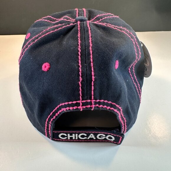 SPORT CAP,  EMBROIDERED LOG "CHICAGO il" ONE SIZE , ADJUSTABLE, CM CITY HATS - Picture 4 of 6